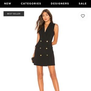 Super down blazer mini dress
